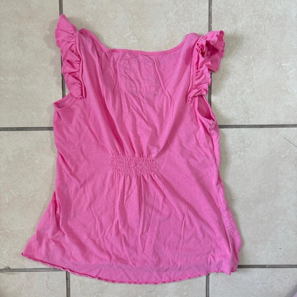 Pink Ruffled Lei Top - Picture 3 of 3